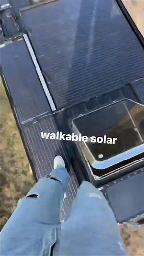 Walkable Solar Panels on a Van?! Full Van Tour 🚐☀️