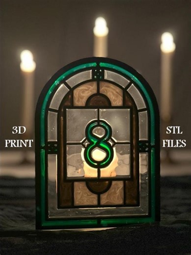 Stained Glass Arch Table Numbers 1-30 STL - DIY Wedding Decor (digital Download) - Etsy Canada