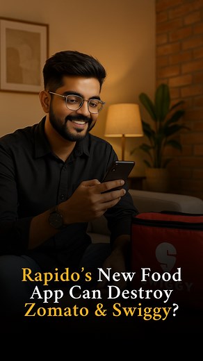 Rapido’s New Food App Can Destroy Zomato & Swiggy? @rapidoapp @zomato @swiggyindia #rapido #zomato #swiggy #fooddelivery | Bizharshit