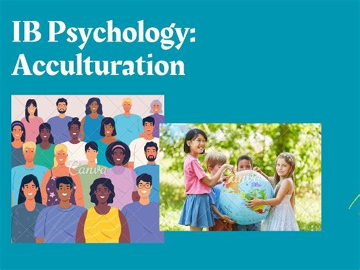 IB Psychology: Acculturation | Teaching Resources