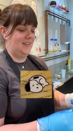 Just a sleepy baby! Sometimes designs which look easy from the outside are the most difficult in candymaking. This is our first ever attempt at sleeping baby Snoopy! | Sticky