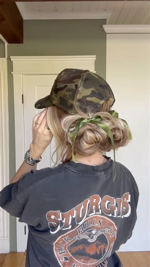 Low messy space buns for super long hair ✨ save & try #springhair #hairtutorial | Torie Lynn Bliss