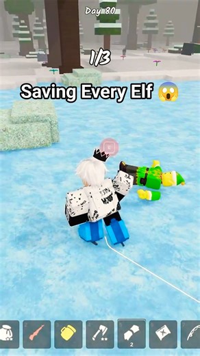 Saving Every Elf 😱#99nightintheforest #roblox
