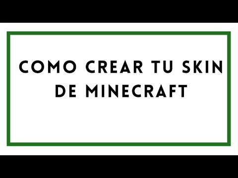 Como crear tu skin de minecraft