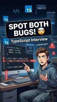 TypeScript Interview: Can You Spot BOTH Bugs? 🤯 #codingtips #coding