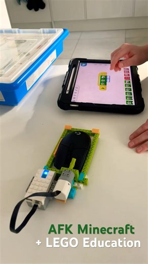 LEGO AFK Minecraft Auto Clicker 🔥 #Minecraft #AFKMinecraft #AutoClicker #LEGO #legoeducation