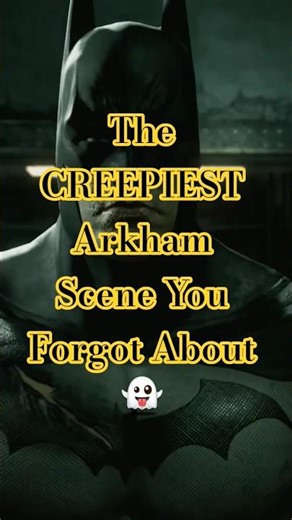 The CREEPIEST Arkham Scene You Forgot About 👻 #shorts #batmanarkham #arkhamasylum