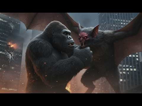The evenly matched battle between Kong and the Demon-faced Bat: Dra Awakes