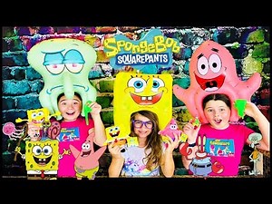 Spongebob Squarepants Slimeez w/ Nickelodeon Slime, Spongebob StretchPants, Spongeheads | ToyReview