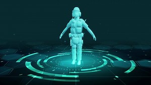 Hud Futuristic 3d Sci-fi Military Soldier Stock Footage Video (100% Royalty-free) 1085284991 | Shutterstock