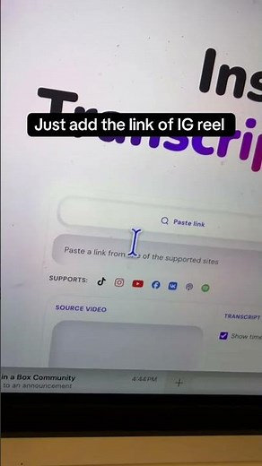Use this AI to convert IG reels into transcripts 🤫