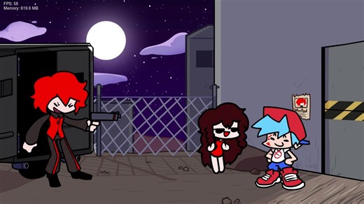 FNF优质模组 Rhythmic Revolution V1 red周