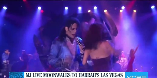 MJ Live moonwalks to Harrah's