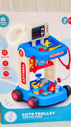 Tiny Treasures toys on Instagram: "🩺 Cute Medical Trolley Let your little one enjoy fun, imaginative role-play as a mini doctor. Perfect for learning, caring, and endless playtime. 💰 Price: KSh 3,500 📍 Location: Former TMT, next to Calvary Chapel, Ksm Rd, Eldoret 📞 Contact: 0711561775 ✨ Available at Tiny Treasures #Kidstoys"