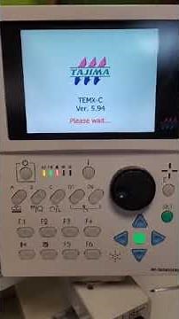 Reparar panel de control Tajima, fallo de bordadora, error al arrancar pantalla. No arranca tajima