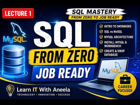 How to Learn SQL from Zero | First MySQL Lecture Every Beginner Must Watch