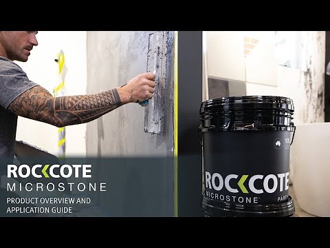 Rockcote MicroStone - Product Overview and Application Overview