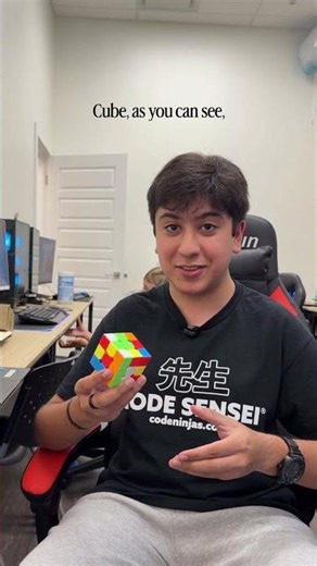 Code Sensei Sunday 🥷✨ Meet Safe Ali — Code Sensei, Rubik's cube solver, and Roblox Studio leader!