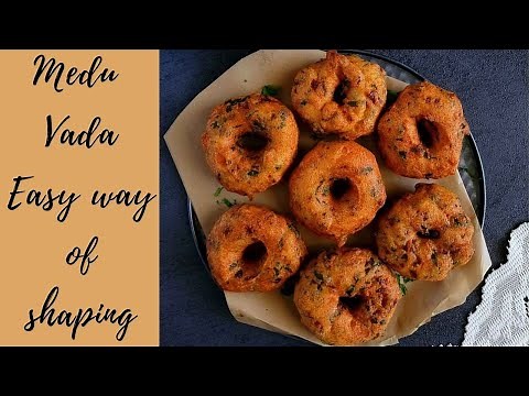 Medu vada (with an easy and unique shaping method) The BEST and only vada recipe you will ever need!