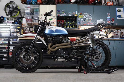 No Reserve: Modified 1971 Honda CL350 Scrambler