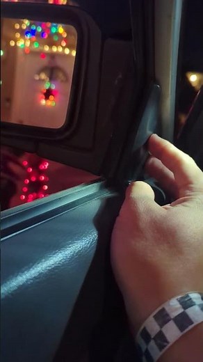 Quick Fix: Nissan B12 Sentra broken loose mirror trim piece fixed w/ adhesive putty #nissanb12