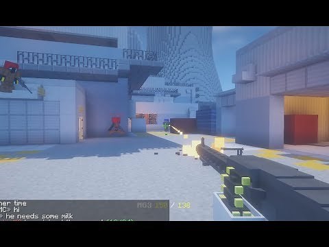 GunColony - GUNS IN MINECRAFT?!! PVP + PVE Gameplay