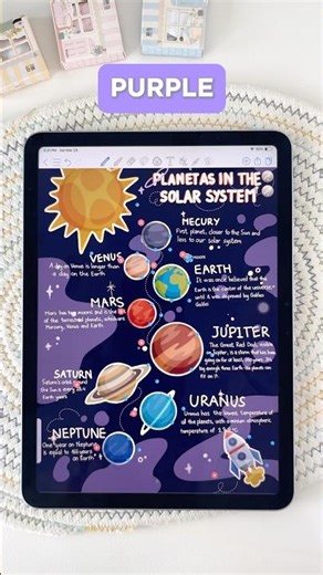 🌈 I could be every color you like – and so can your notes!✨ #collanote #digitalplanner #ipadtips