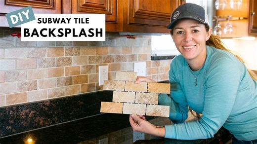 How to install a subway tile backsplash for $100