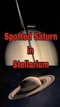 What is that bright "star" next to the Moon? 🪐✨ | Stellarium #Shorts #space