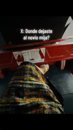 ¿Dónde dejaste al novio, mija?