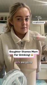 Little girl flawlessly shames her mum for drinking 😂 | Four Nine