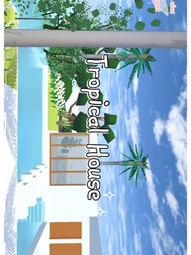 Exploring Tropical House Designs in Sakura School Simulator