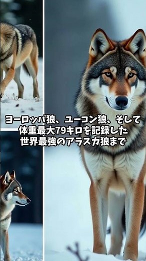 日本にもいた！絶滅した巨大狼から世界最強アラスカ狼まで徹底解説 #雑学 #ニホンオオカミ #歴史