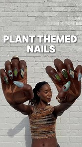 121K views · 4.2K reactions | Plant Inspired Nails! 華 —-@ Nailsby.delina on IG :) #plantmom #plantlover #plantnails #creatorsearchinsights | Paige Tailyn Johnson | Facebook