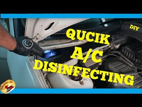 SIMPLE Way To DISINFECT a Car's AIR CONDITIONING