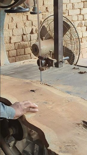 Wood Cutting Process on a Powerful Band Saw Mill | Manufacturing Movements #shorts