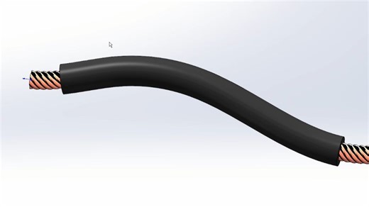 SolidWorks电缆建模