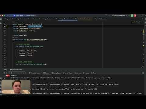The one with circuit breakers and retry policies in .NET