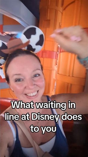 Waiting in Line at Disney Like… 👽 Alien Swirling Saucers Dance Break