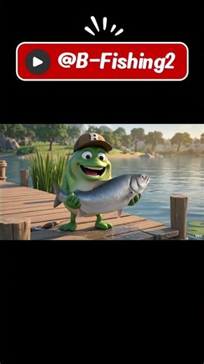 Fishing Cartoon 🎣 | Finny’s Bass Fishing Adventure #cartoon #fun #shorts