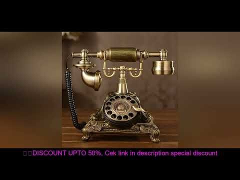Boutique European Antique Retro Phone Landline Rotary Dial Phone
