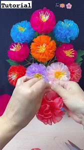 5.3K reactions · 550 shares | Tutorial for Beginners For Inspiration Peony Flower Creations From Organza Ribbon (Transparent Glass Ribbon) #fyp #fbpro #reachforeveryone #videoreels #contentmonetization #Tutorial #gifts #homedecor #valentinesdaygifts #decoratingideas #handmade #valentinesgift | Leana Fa | Facebook