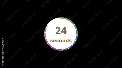 30 seconds circular countdown timer animation, 30 seconds circular timer countdown Numerical counting from 30 to 0