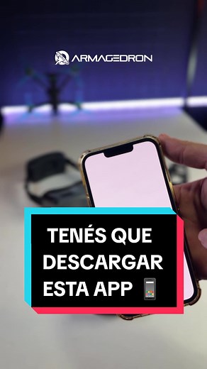 🚀¡Transmití el video de las gafas en el celu! 🙌 En nuestro perfil te dejamos el link para descargar la app. #droneracing #dronefpv #fpv #drone #dji #djiavata #djifpv #aprendeentitktok #tutorial #aprende