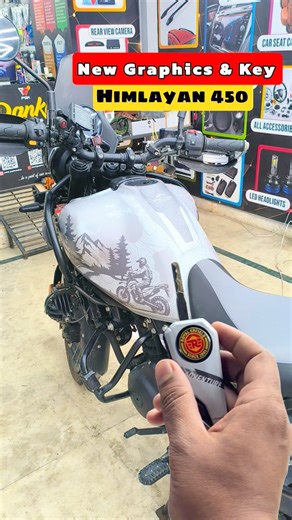 Akash Reviews on Instagram: "Himalayan Ace - Premium White & Grey Wrap Transformation! New Graphics & Flip Key 😏"