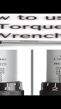 How to use a torque wrench