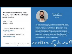 The tokenization of energy assets - The jump starter for decentralized energy markets