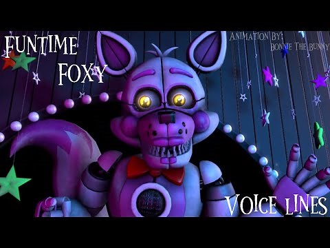 [SFM/FNAF] Funtime Foxy voice lines