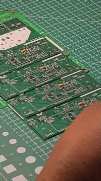 Watch the Multi Purpose Timer Lite A come to life, Part A. #Emptyidea #pcbassembly #asmrvideo