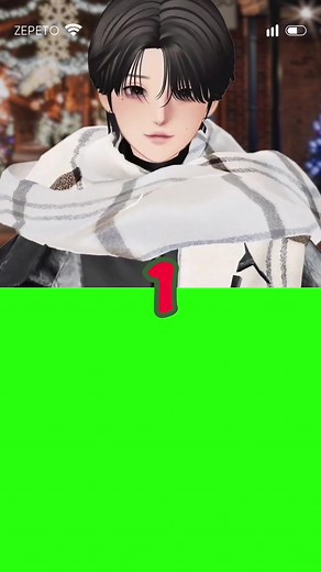 Holiday Video Call Template with ZEPETO Boy 🎄❤️